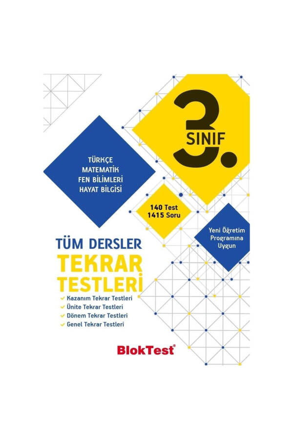 3-sinf Barcha Fanlar Takrorlash Testlari - 2