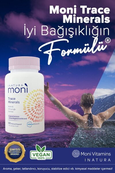 3 ta'sirli to'plam Moni Trace Minerals Biotin va ot kuyrugi ekstrakti 60 o'simlik kapsul - 7