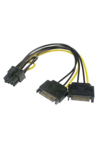 30 cm 6 pin SATA güç kablosu, 30 cm 8 pin SATA güç kablosu, 6+2 pin SATA kablosu - 11