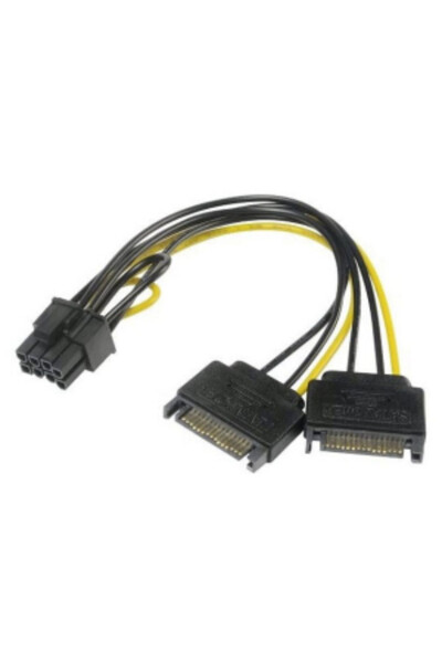 30 cm 6 pin SATA power cable, 30 cm 8 pin SATA power cable, 6+2 pin SATA cable - 3