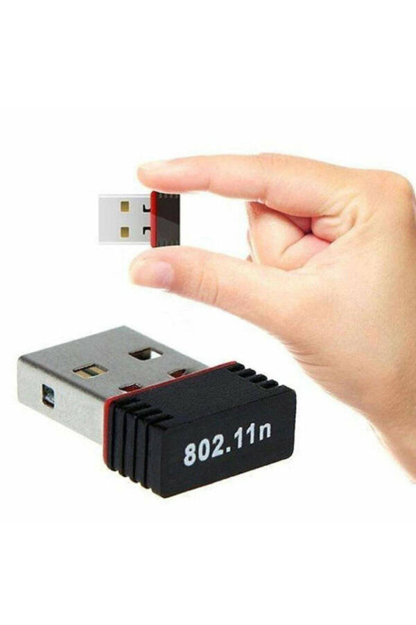 300 Mbps Nano Mini İnternet Adaptörü Kablosuz Ağ Wifi Alıcı Usb - 10