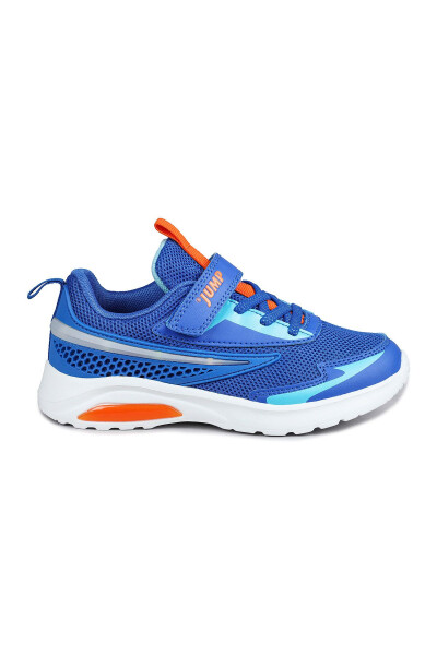 30007 Blue - Orange Boys' Sneaker Casual Sports Shoes - 6