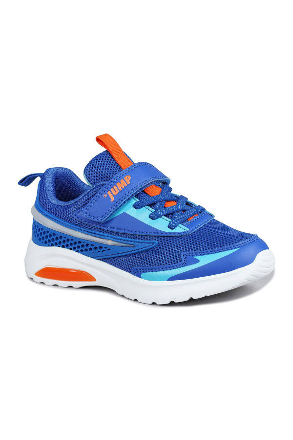 30007 Blue - Orange Boys' Sneaker Casual Sports Shoes - 7