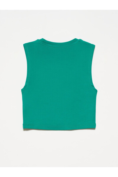 30125 Crop Top - Green - 14