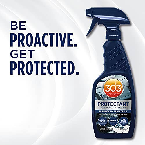 303 Products Automotive Protectant Spray - Helps Prevent Fading & Cracking, Repels Dust, Lint & Staining, Superior UV Protection & Restores Lost Color, Exterior & Interior Car Cleaning Supplies 16oz - 5