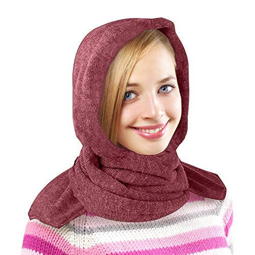 35° BELOW Marled Kaputli Fleece Astarli Sharf, Ayollar Uchun Qishki Sharf - 8