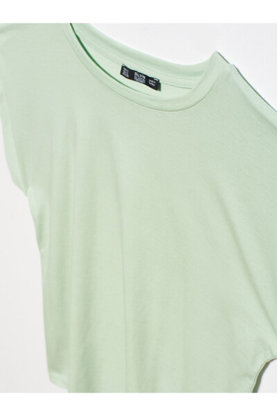 3504 Crew Neck Cotton T-shirt - Mint - 11