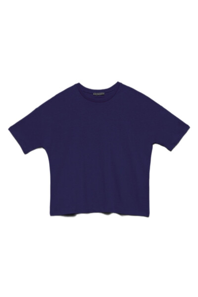 3683 Basic T-shirt - Navy Blue - 1