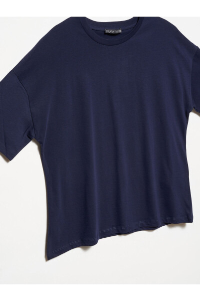 3683 Basic T-shirt - Navy Blue - 2