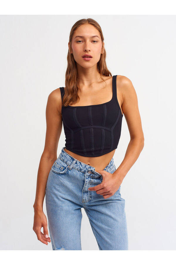 3793 Corset Top-black - 19