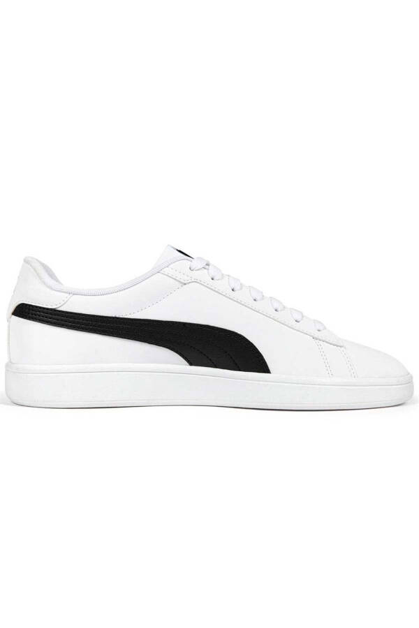 392336 08 Smash 3.0 Buck Puma Oq-Qora Kundalik Sport Po'stlari - 3