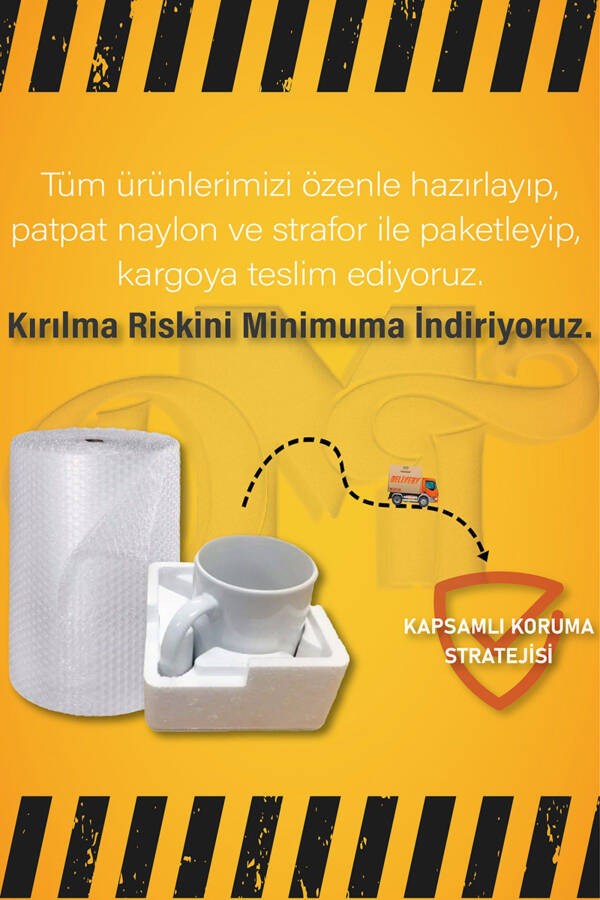 3D Kabartma Desenli Motto & Mood Doğum Günü & Birthday Kişiye Özel Hediyelik Porselen Kupa Bardak - 8