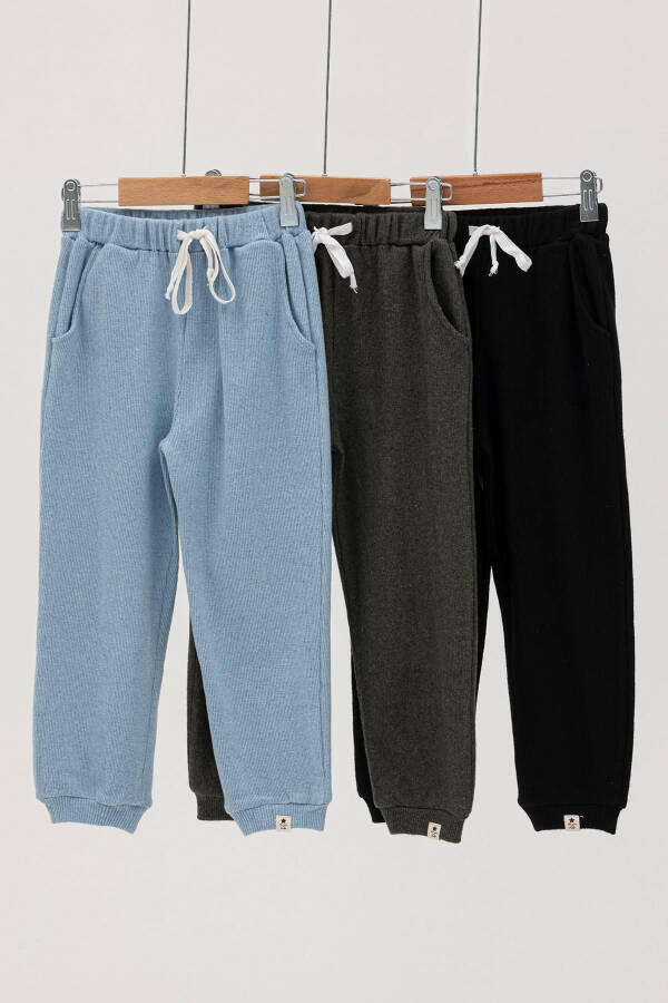 3'lü Jogger Mavi Yeşil Siyah Set - 3