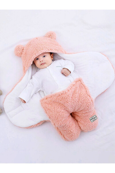 4-7 Months Baby Sleeping Bag, Curly Wellsoft Plush Pink - 7