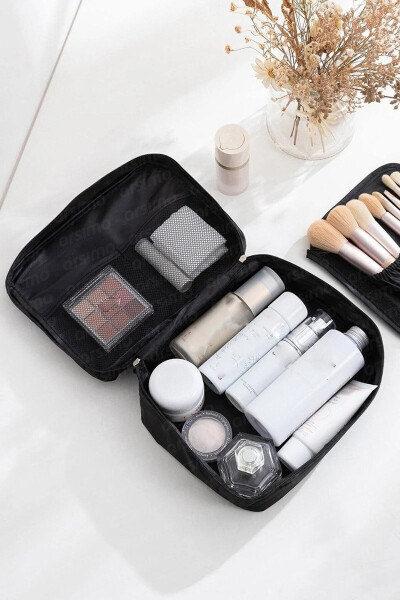 4-Compartment Makeup Bag Cosmetic Makeup Suitcase Set | Care Travel Makeup Cosmetic Organizer Bag - 9