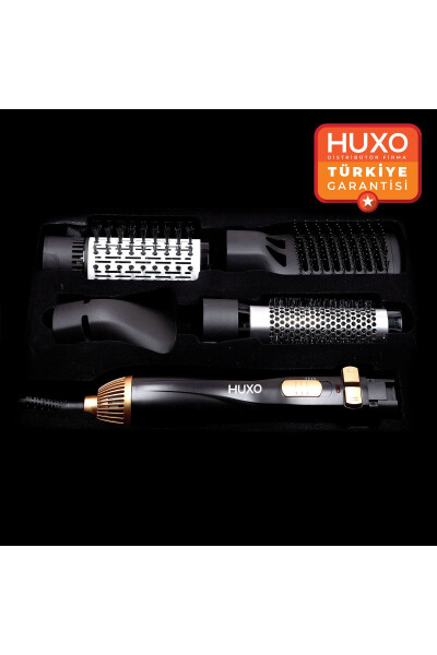 4-in-1 Air Blow Electric Rotating Head Wet Dry Hair Styling Set - 19