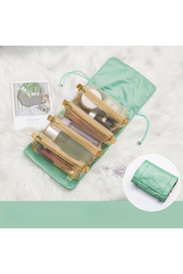 4-in-1 Compartment Foldable Makeup Bag Women Multifunctional Storage Bag - 6