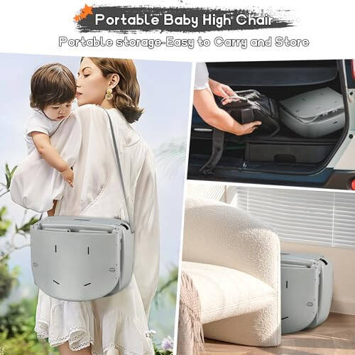 4-in-1 Portable Baby High Chair - 33