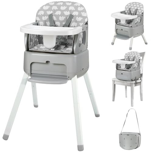 4-in-1 Portable Baby High Chair - 36