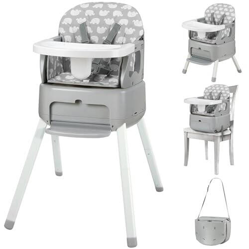 4-in-1 Portable Baby High Chair - 30