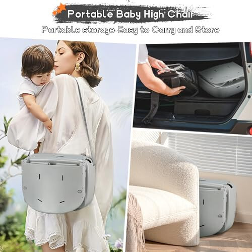 4-in-1 Portable Baby High Chair - 21