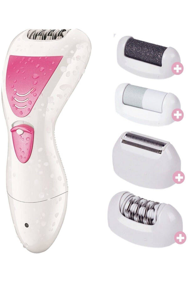 4 In 1 Waterproof Epilator Device Hair Removal Machine Heel Rasp - 1