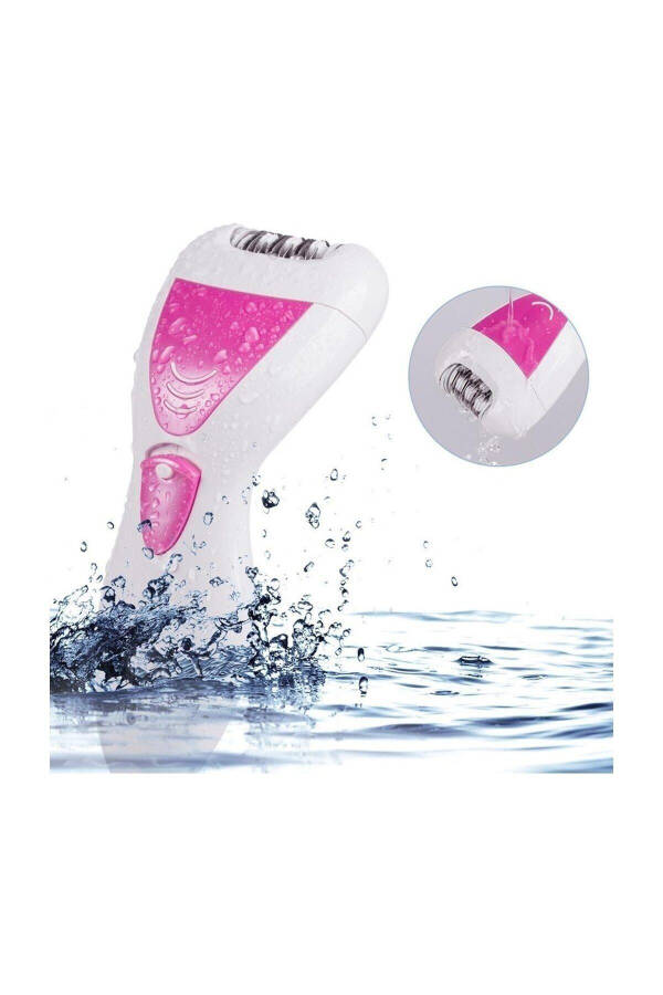 4 In 1 Waterproof Epilator Device Hair Removal Machine Heel Rasp - 2