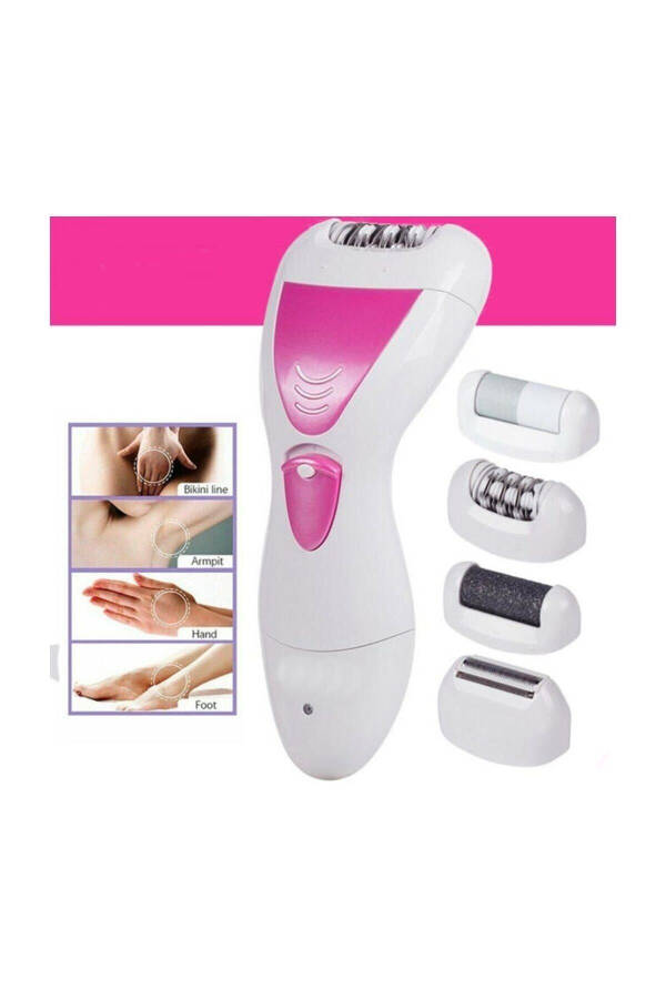 4 In 1 Waterproof Epilator Device Hair Removal Machine Heel Rasp - 3