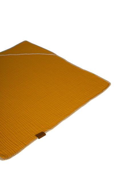 4 Layer Muslin Swaddle - 100% Cotton - Mustard - 4