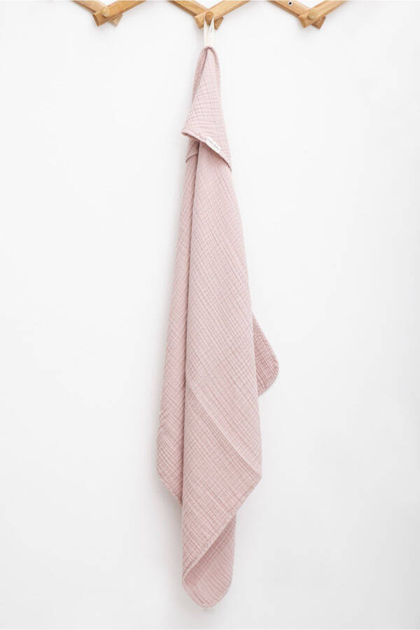 4 Layer Muslin Swaddle 75x75cm - Pink - 1