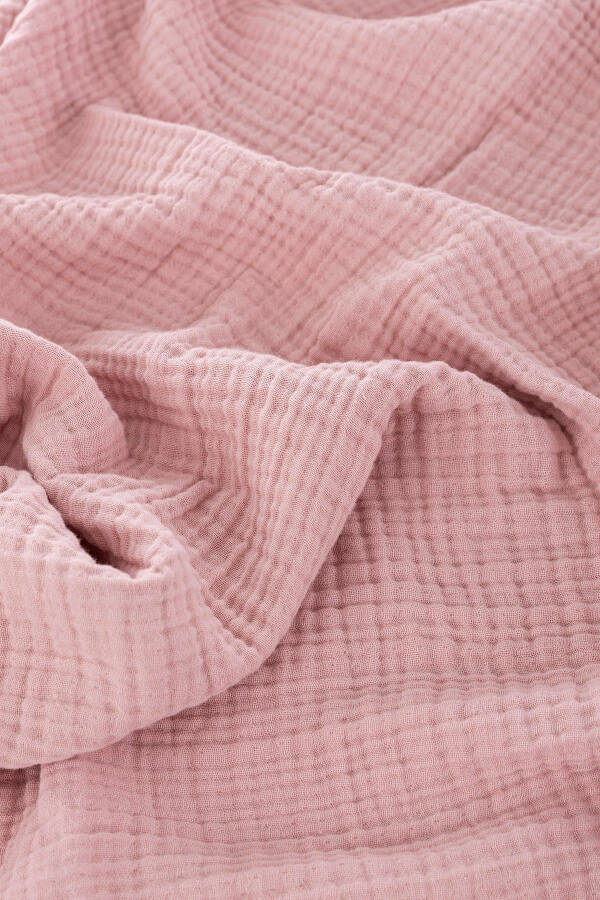 4 Layer Muslin Swaddle 75x75cm - Pink - 2