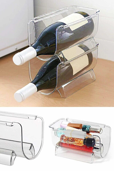 4 Pack Decobella Refrigerator Bottle Shelf - 6