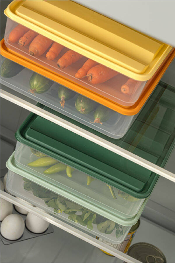 4-Piece Colorful Large Bella Refrigerator Organizer - 5