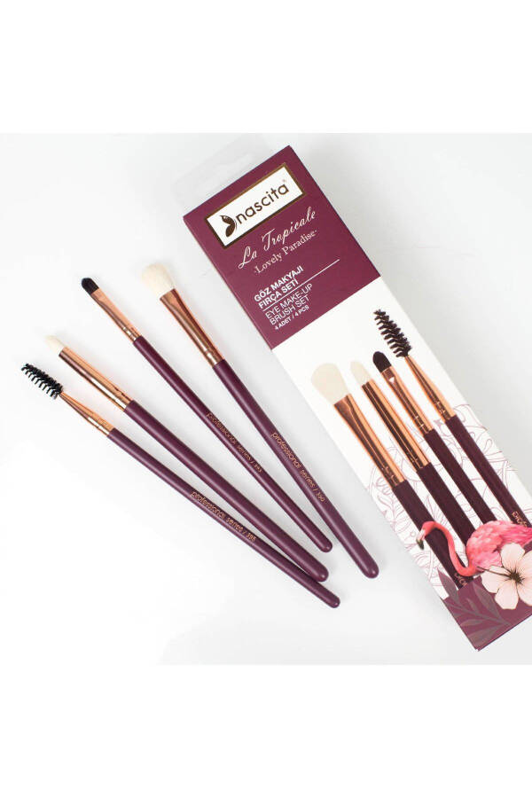 4-Piece Eye Makeup Brush Set - 3