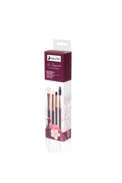 4-Piece Eye Makeup Brush Set - 4