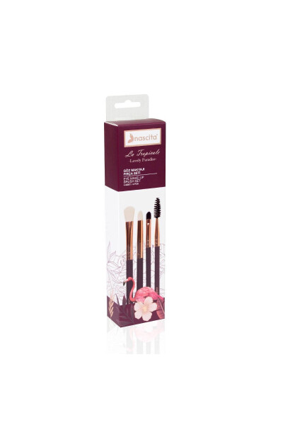 4-Piece Eye Makeup Brush Set - 5