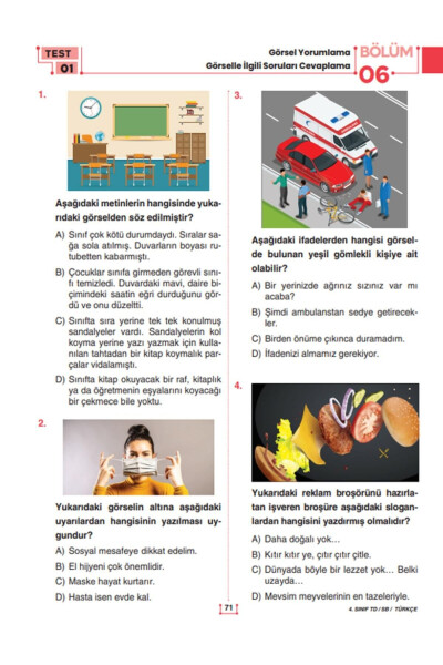 4-sinf Asosiy Fanlar Savol Bankasi - 4