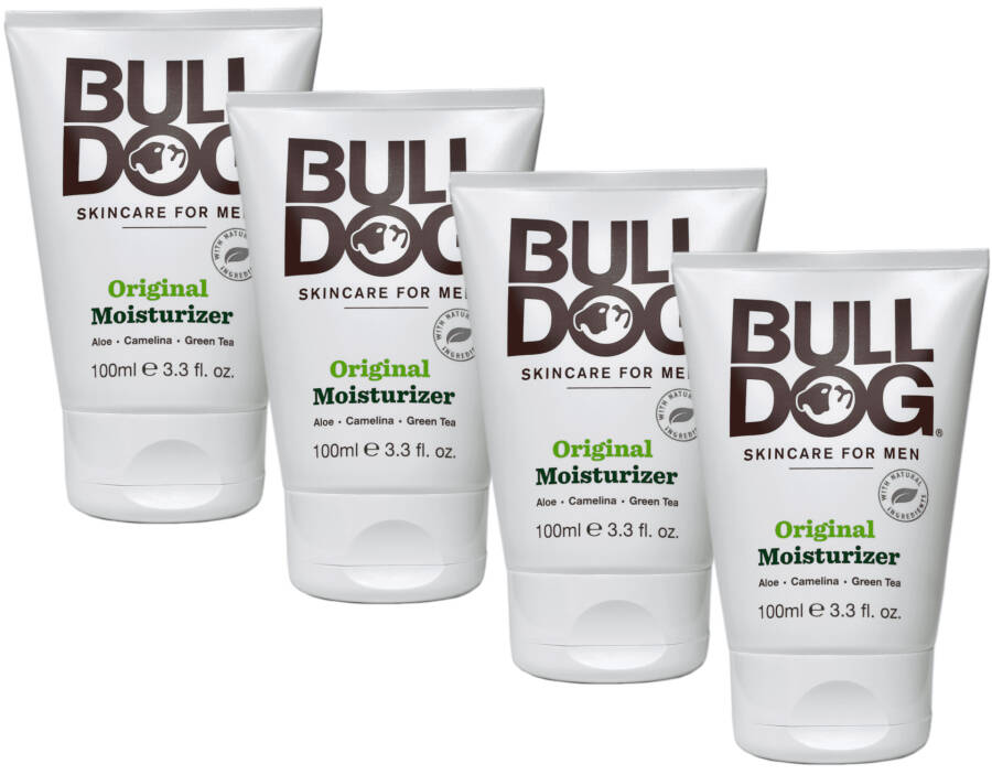 (4 ta paket) Bulldog charm mahsulotlari Erkaklar uchun, Namlagichlar, Orijinal, 3,3 fl oz (100 ml) - 1