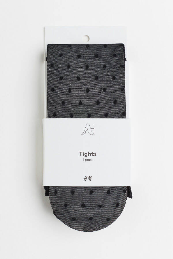 40 Denier Dotted Tights - 1