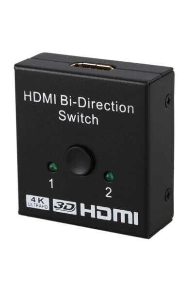 4494 2 Port Çift Yönlü Hdmi Switch Splitter Ekran Monitör Çoklayıcı Çoğaltıcı Bidirection - 3