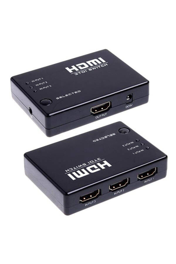 4678 3 Port HDMI Switch Çoklayıcı Çoğaltıcı Kumandalı - 9