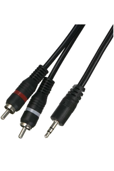 4794s 3.5mm Stereo to 2rca Aux Audio Headphone Converter Cable (1.8 Meters) - 1