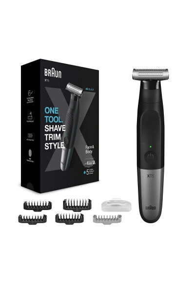 4d Non-Slip Blade Head Beard Trimmer & Body Shaver 2 in 1 Wet Dry Use - 1