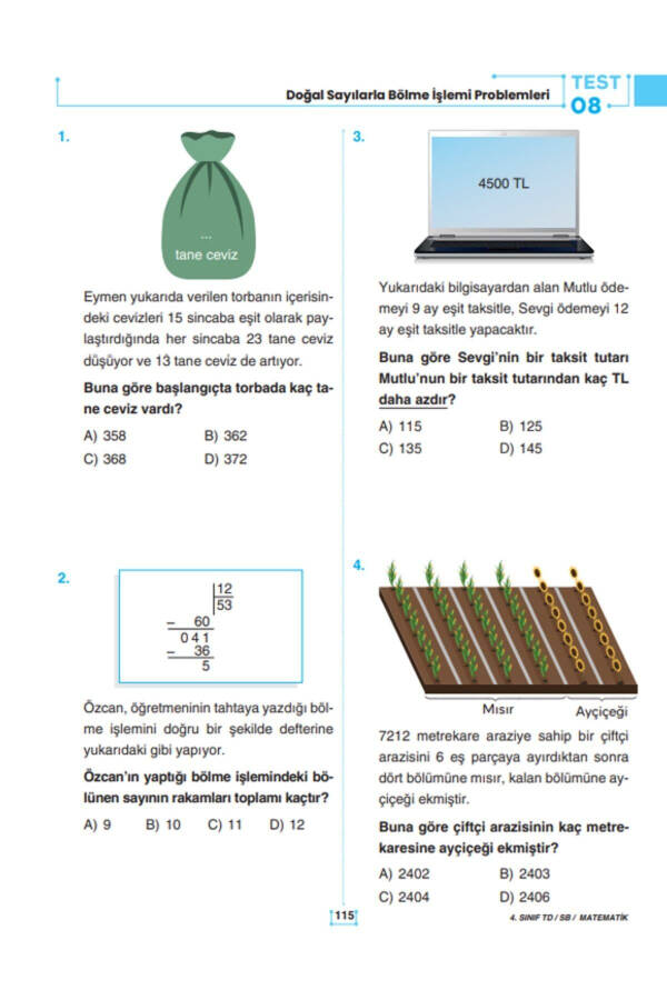 4th Grade Basic Subjects Question Bank - 5