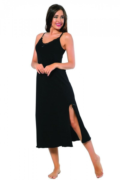 Women's Long Nightgown With Rope Strap 901 - 6