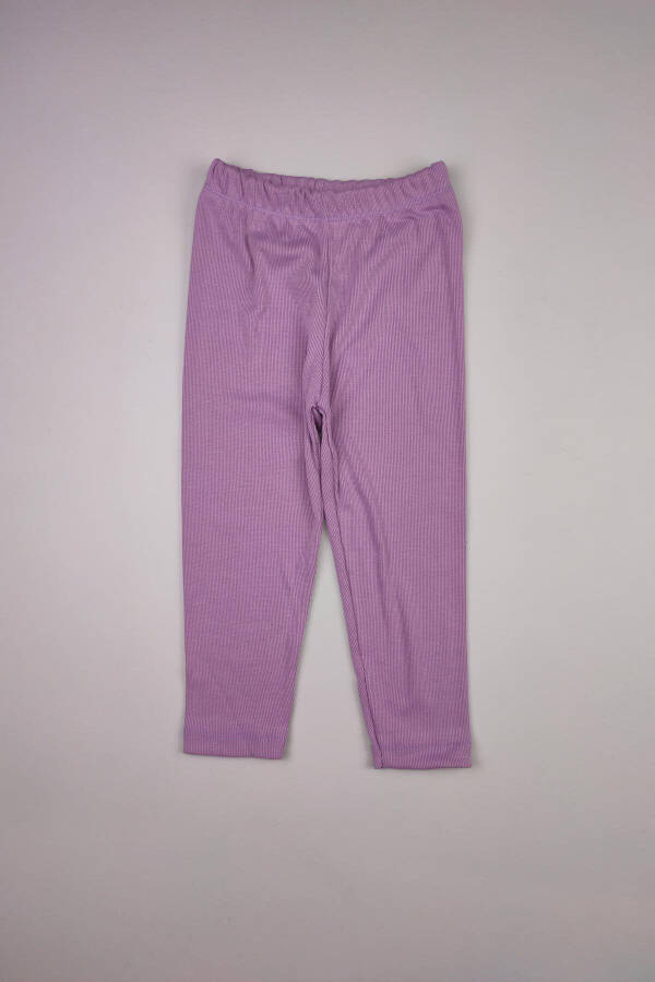 5 for 4 Seasonal Baby Girl Ribbed Stretchy Cotton Standard Plain TB Leggings 14936 - 1