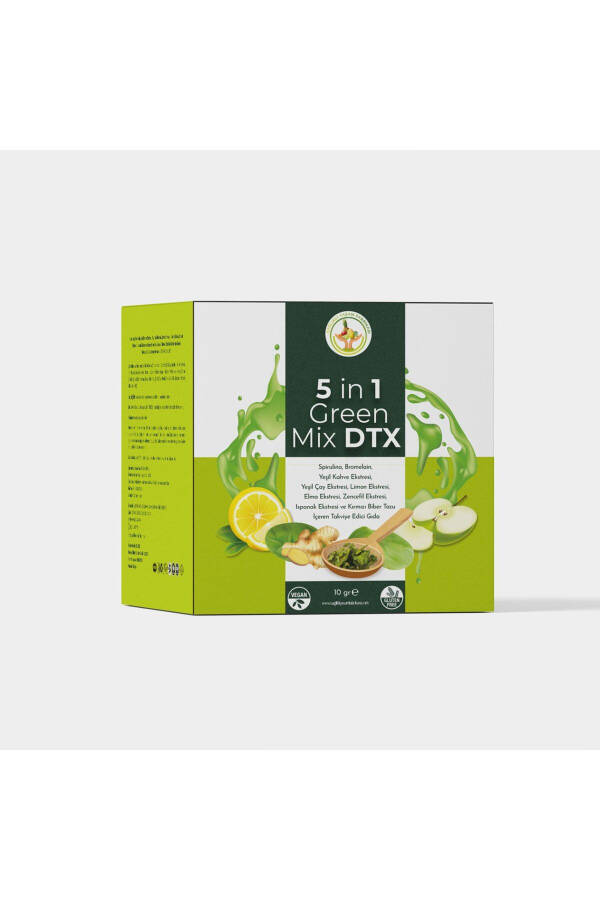 5 In 1 Green Mix Dtx, Detox Powder to Help Eliminate and Relieve Swelling - 5