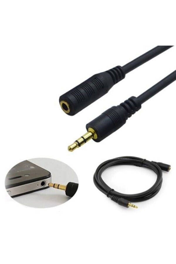 5 Meter 3.5mm Stereo Earphone Aux Audio Extension Cable 5 Mt - 4