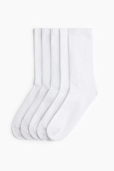 5-pack ribbed socks - 2