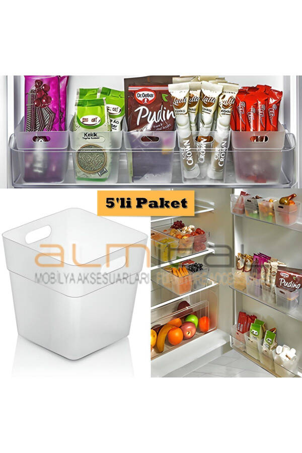 5 Pcs Miniobox Refrigerator Door Organizer, Refrigerator Organizer And Bathroom Organizer - 7